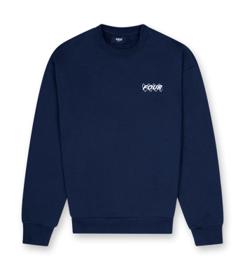 Circles Logo Crewneck Marine Blue - XS