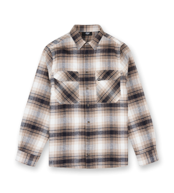 Flannel Beige/black Mix - L