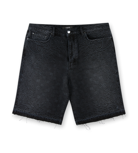 Bandana Jacquard Skater Short Vintage Black - 32