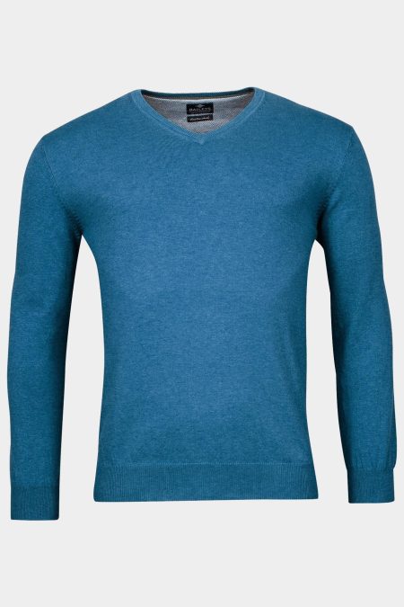 Baileys Pullover Blauw V-Neck Pullover 12gg
