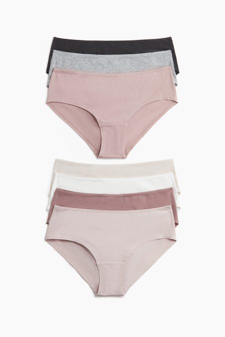 H & M - Set van 7 slips - Hipster - Roze