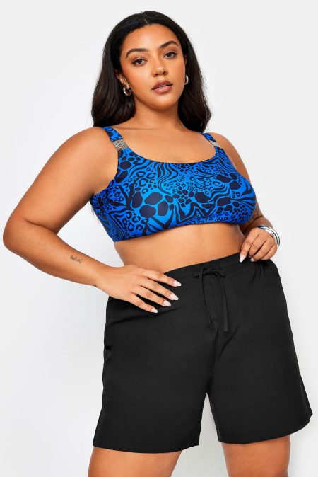 Yours Zwemshort Met Elastische Taille In Zwart