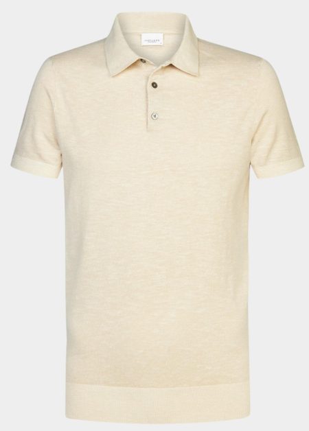 Profuomo Polo korte mouw Beige PPVJ10006A/E