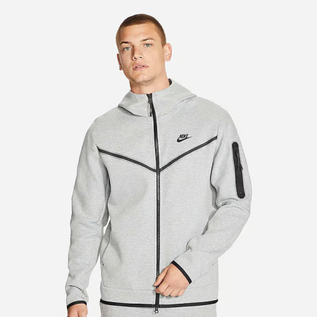 Nike Tech Fleece Trainingsjack Heren Grijs - Maat XXXL - Kleur: Grijs | Soccerfanshop