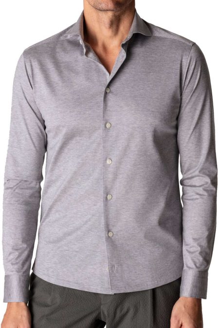 ETON Jersey shirt grijs