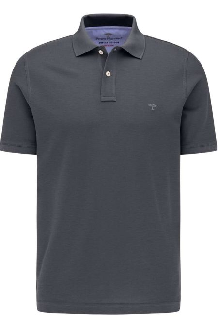 Fynch-Hatton Polo shirt Korte mouw antraciet