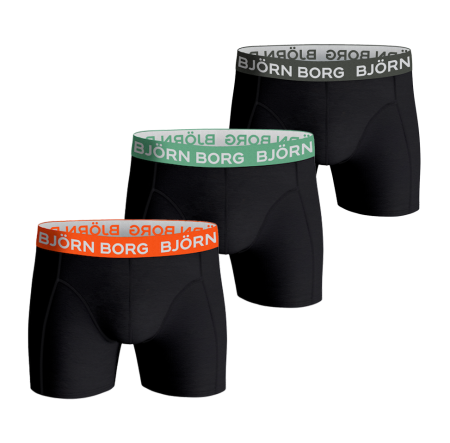 Bjorn Borg Jongens Boxershort 3p Core Maat 146-152 Male