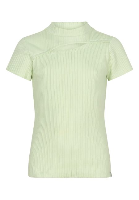 Indian Blue Meiden t-shirt opening light pastel green