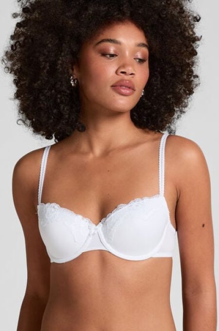 Hunkemöller Voorgevormde beugel bh Secret Lace Wit