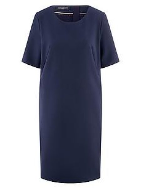 Jurk korte mouwen Van Fadenmeister Berlin blauw