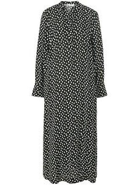 Jurk lange mouwen Van Peter Hahn zwart