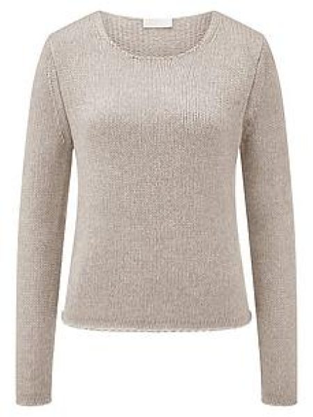 Trui ronde hals Van include beige