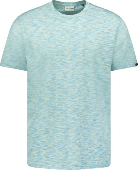 No Excess T-shirt korte mouw ronde hals multi coloured aqua