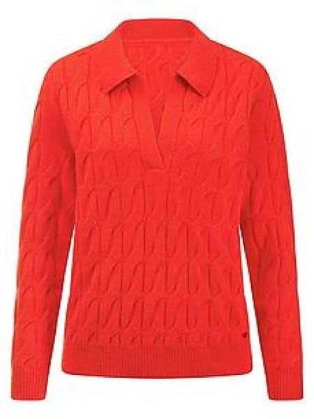 Polotrui lange mouwen Van BASLER rood