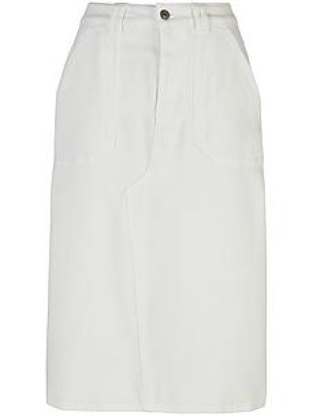 Jeansrok riemlussen Van DAY.LIKE wit