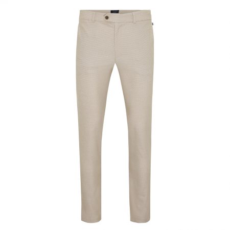 Tresanti Cassio i broek met klein patroon | taupe