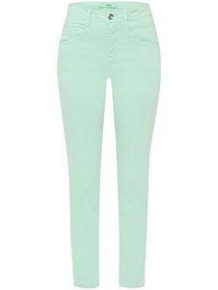 Enkellange skinny jeans model Shakira S Van Brax Feel Good groen