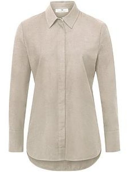 Blouse lange mouwen Van Peter Hahn beige