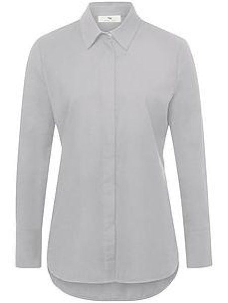 Blouse lange mouwen Van Peter Hahn grijs