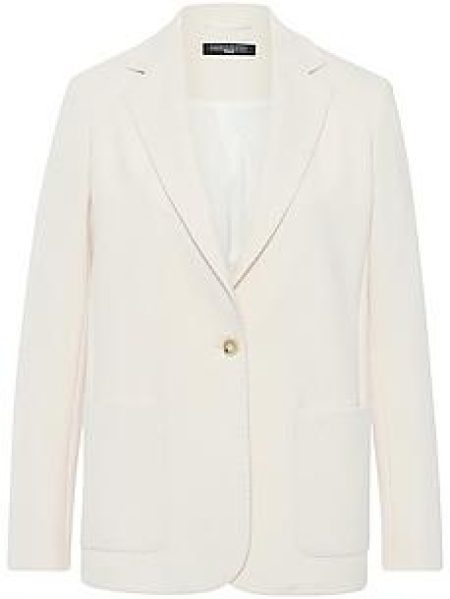 Lange blazer Van Fadenmeister Berlin wit