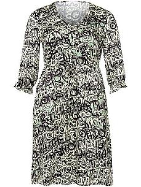 Jurk een V-hals Van Emilia Lay multicolour