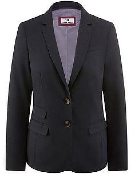 Blazer bi-elastisch materiaal Van Peter Hahn zwart