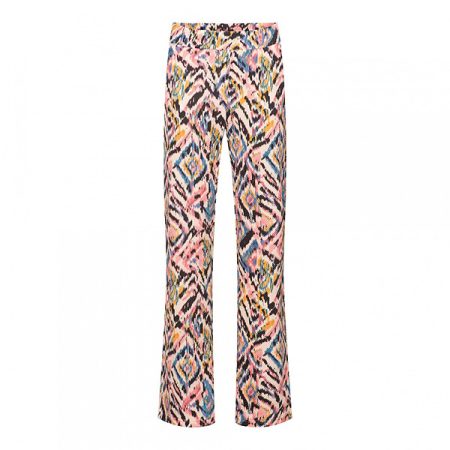 Red Button &co women broek tamara multi ikat flamingo