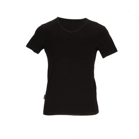 Basset Dames/heren bamboe t-shirt v-hals