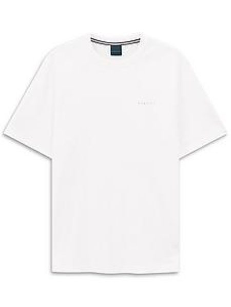 Shirt ronde hals Van Bugatti wit