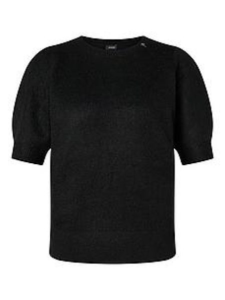 trui ronde hals en ballonvormige halve mouwen Van Joop! zwart