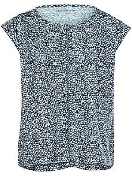 Shirt ronde hals Anne Sofie Van Green Cotton blauw
