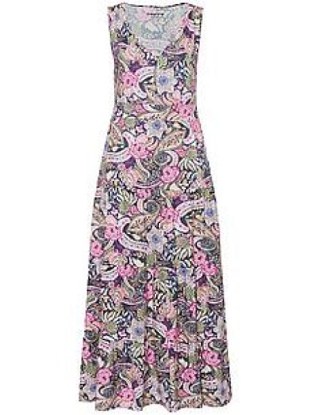 Lone mouwloze jersey jurk Van Green Cotton blauw