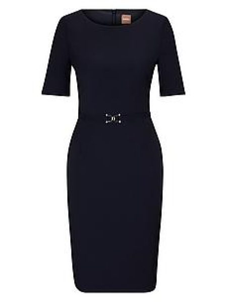 Jurk Daleah Van BOSS blauw