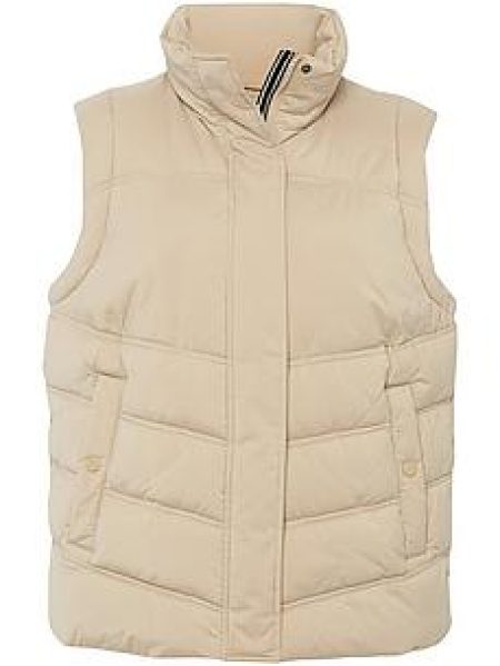 Gewatteerd vest Van BASLER beige