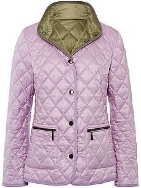 Tweezijdig te dragen gewatteerde jas Van BASLER paars