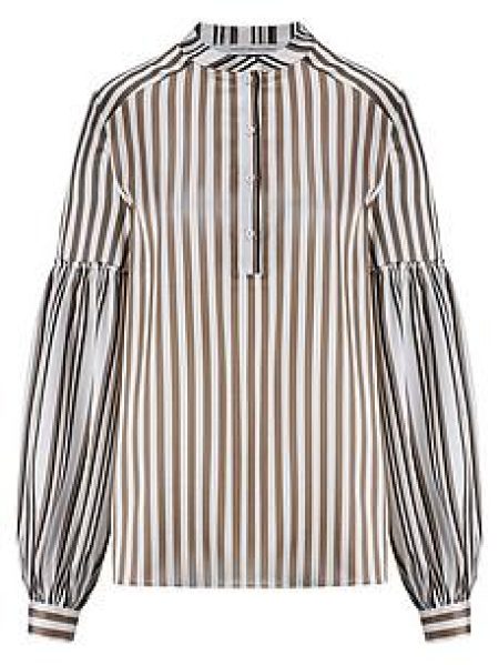 Lange slip-on blouse Van HERZEN´S ANGELEGENHEIT wit