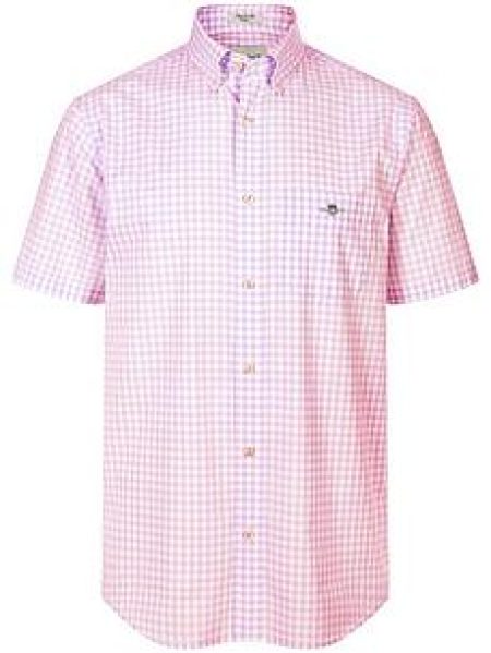 Vichy geruit overhemd button-down kraag Van GANT roze