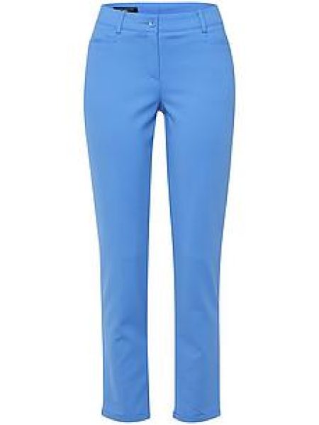 Enkellange broek in smal model Van Fadenmeister Berlin blauw