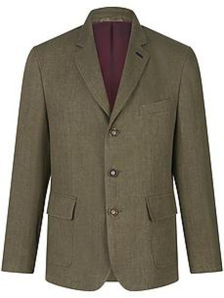 Linnen jas Van Lodenfrey groen