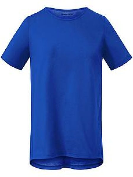 Shirt Benedikte 100% katoen ronde hals Van Green Cotton blauw