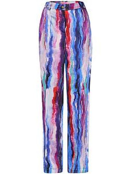 Straight fit broek Van Marcel Ostertag blauw