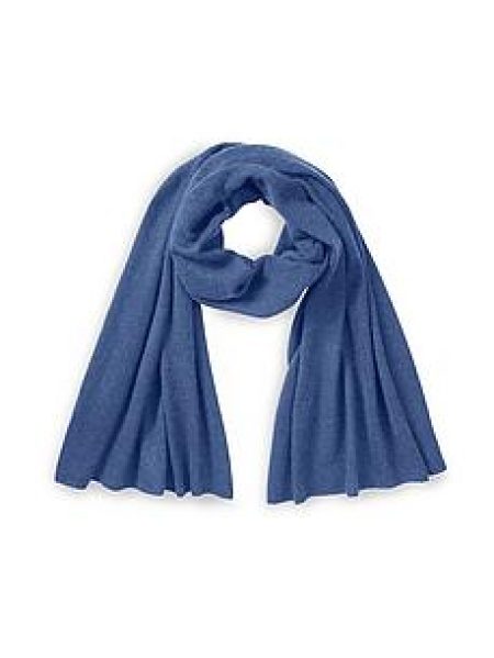Sjaal zijde en kasjmier Van Peter Hahn Seide/Kaschmir blauw