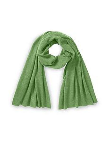 Sjaal zijde en kasjmier Van Peter Hahn Seide/Kaschmir groen