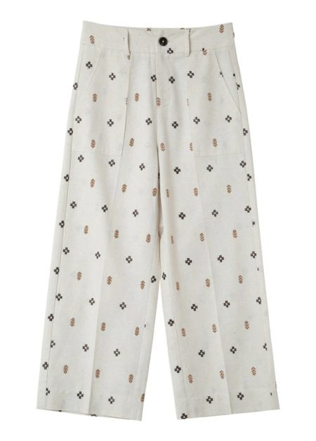 Grace & Mila Linnen pantalon met print messina