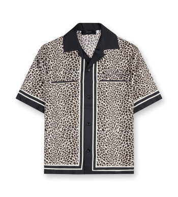 Leopard Bowling Shirt - M