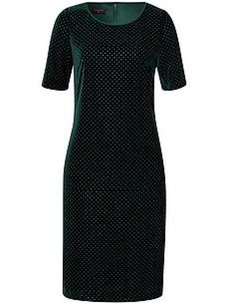 Fluwelen jerseyjurk korte mouwen Van TALBOT RUNHOF X PETER HAHN groen