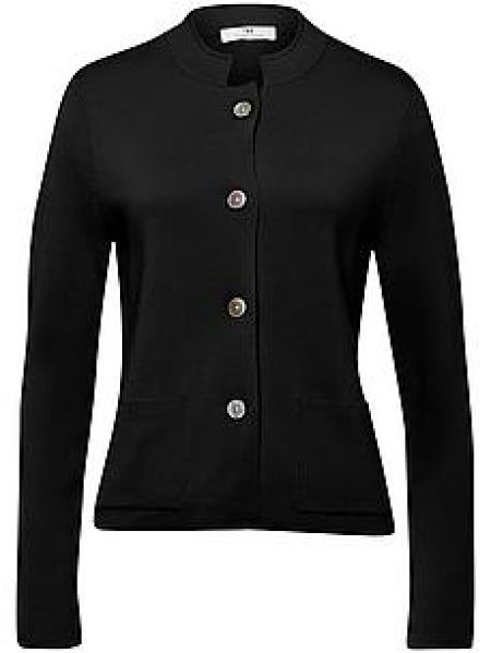 Tricotblazer Van Peter Hahn zwart