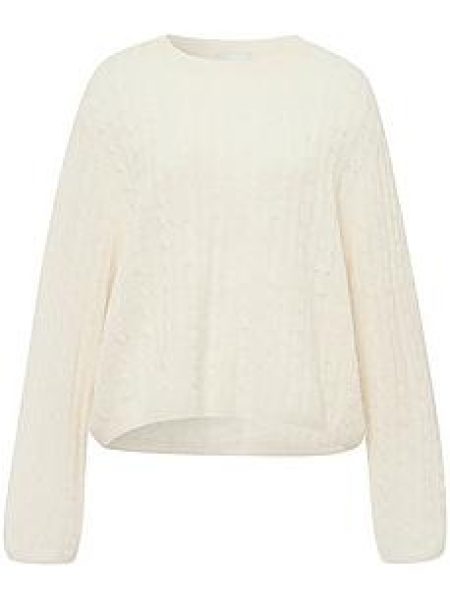 Trui ronde hals 100% kasjmier Van include beige