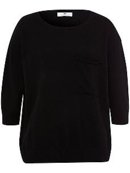 Trui 100% scheerwol Van Peter Hahn zwart