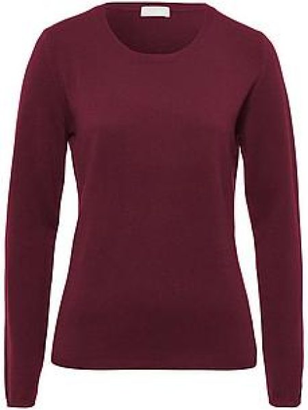 Trui scheerwol en kasjmier ronde hals Van include rood